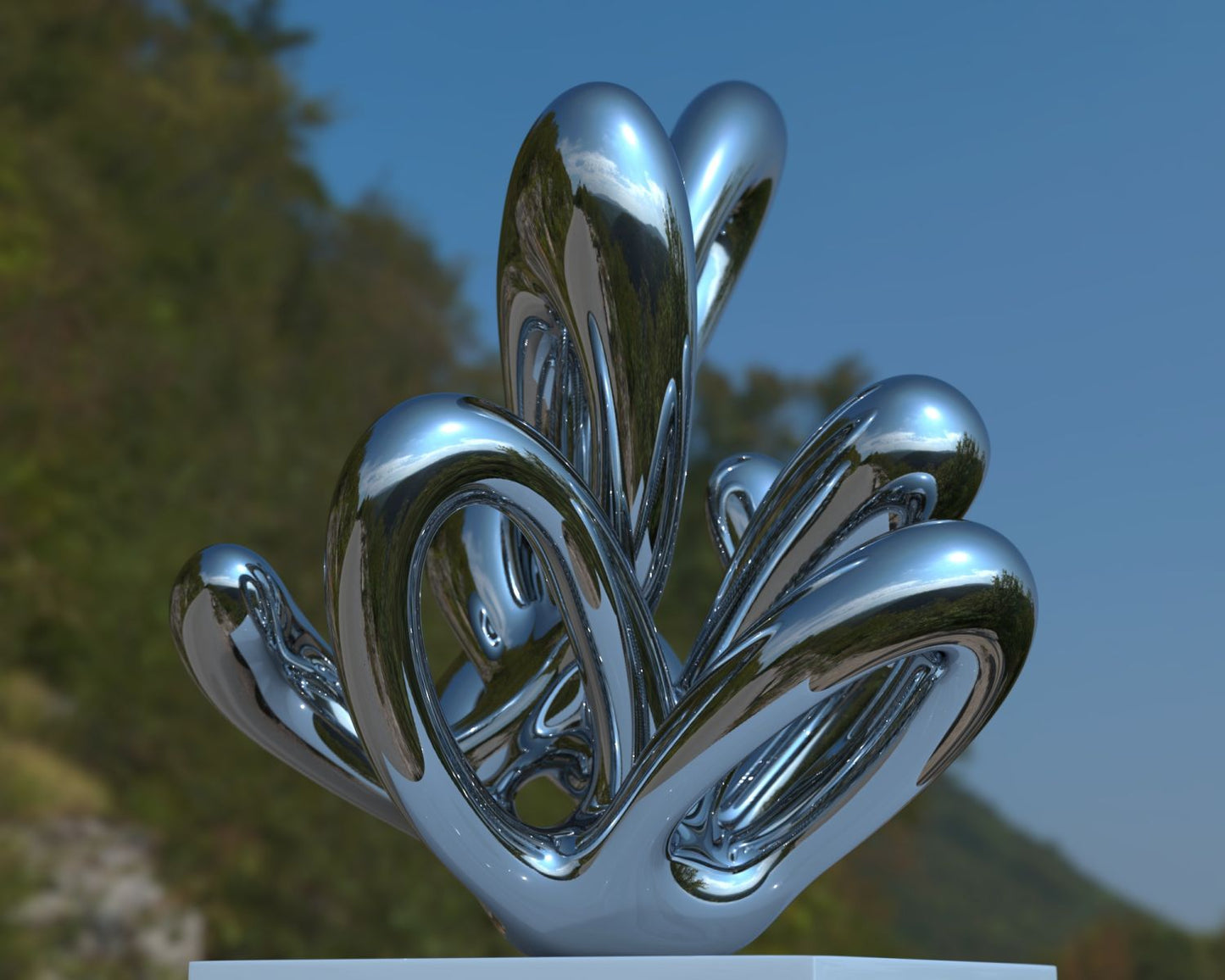 Blossom#2(Large edition) (2020) Stainless Steel Sculpture