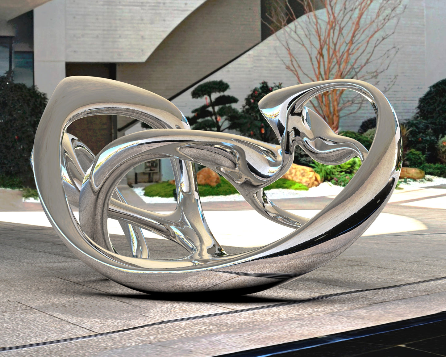 Ebb and Flow#1 (2020) Stainless Steel Sculpture