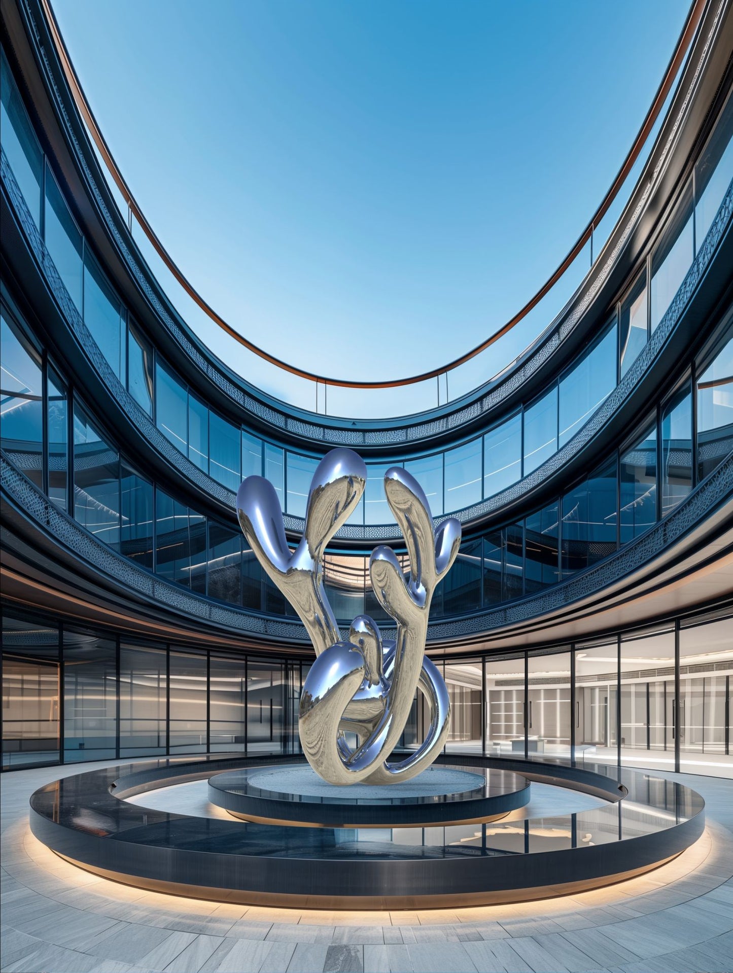 Evolving Waves#1(Large edition) (2021) Stainless Steel Sculpture