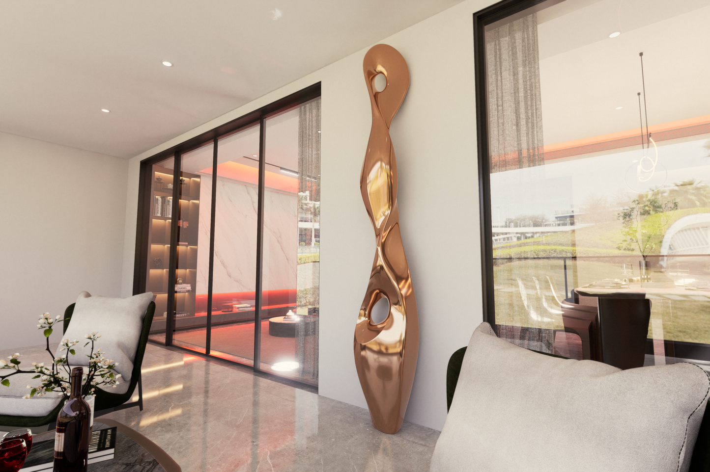 Thread of Dawn (2021) Stainless Steel Sculpture