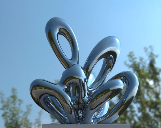 Blossom#2(Large edition) (2020) Stainless Steel Sculpture