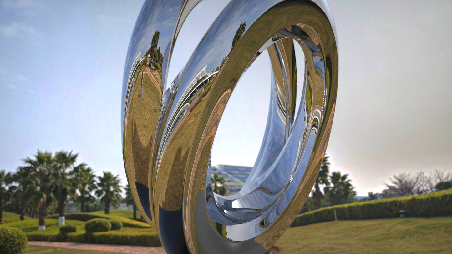 Echo Arc#2 (2010) Stainless Steel Sculpture