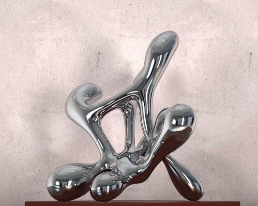 Harmony in Flux#1(Large edition) (2022) Stainless Steel Sculpture