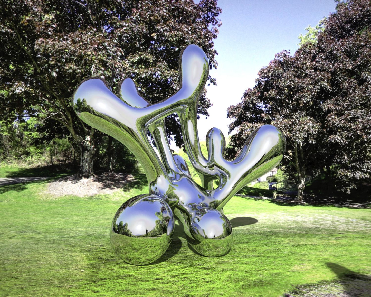 Harmony in Flux#1(Large edition) (2022) Stainless Steel Sculpture
