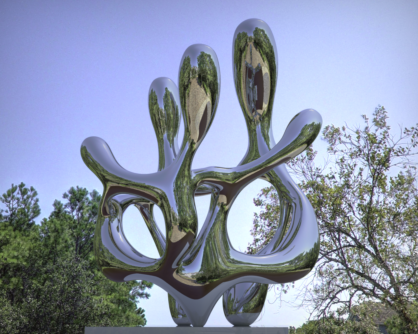 Harmony in Flux#2(Large edition) (2022) Stainless Steel Sculpture