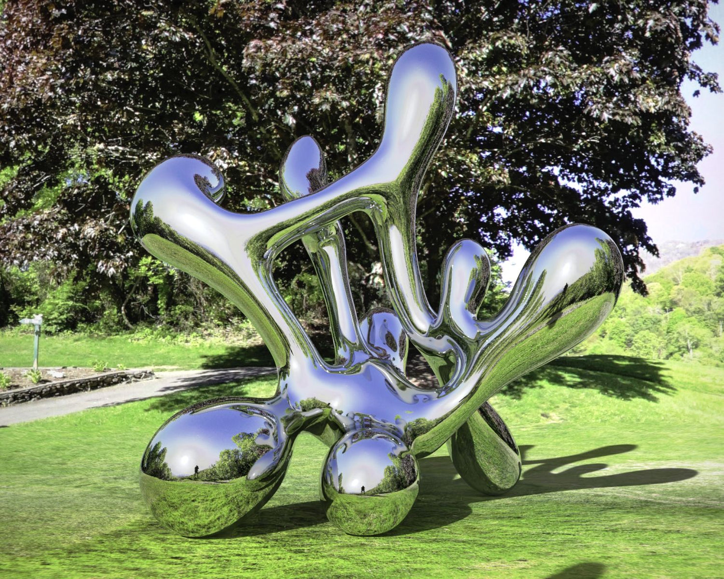Harmony in Flux#1(Large edition) (2022) Stainless Steel Sculpture
