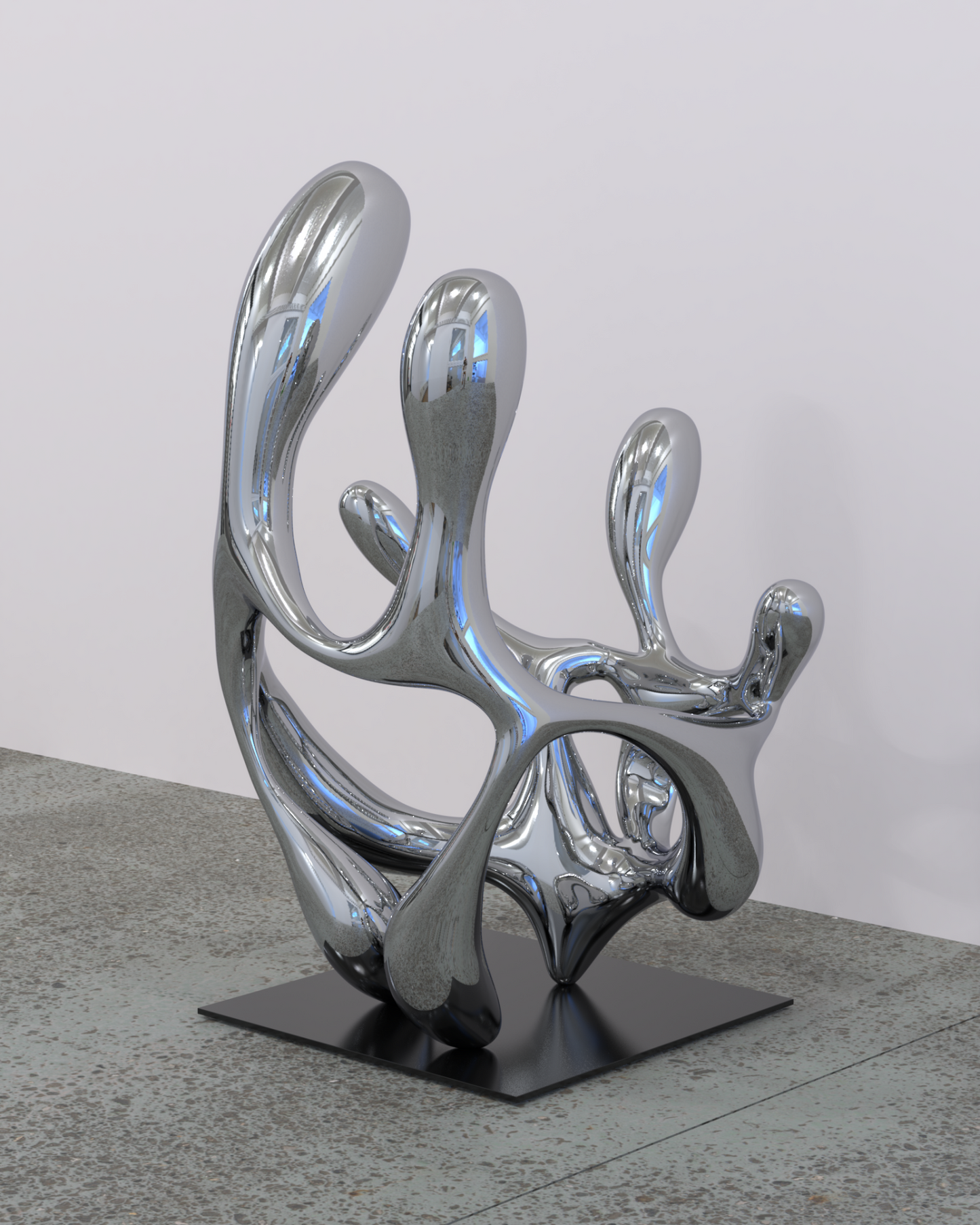 Harmony in Flux#2(Large edition) (2022) Stainless Steel Sculpture