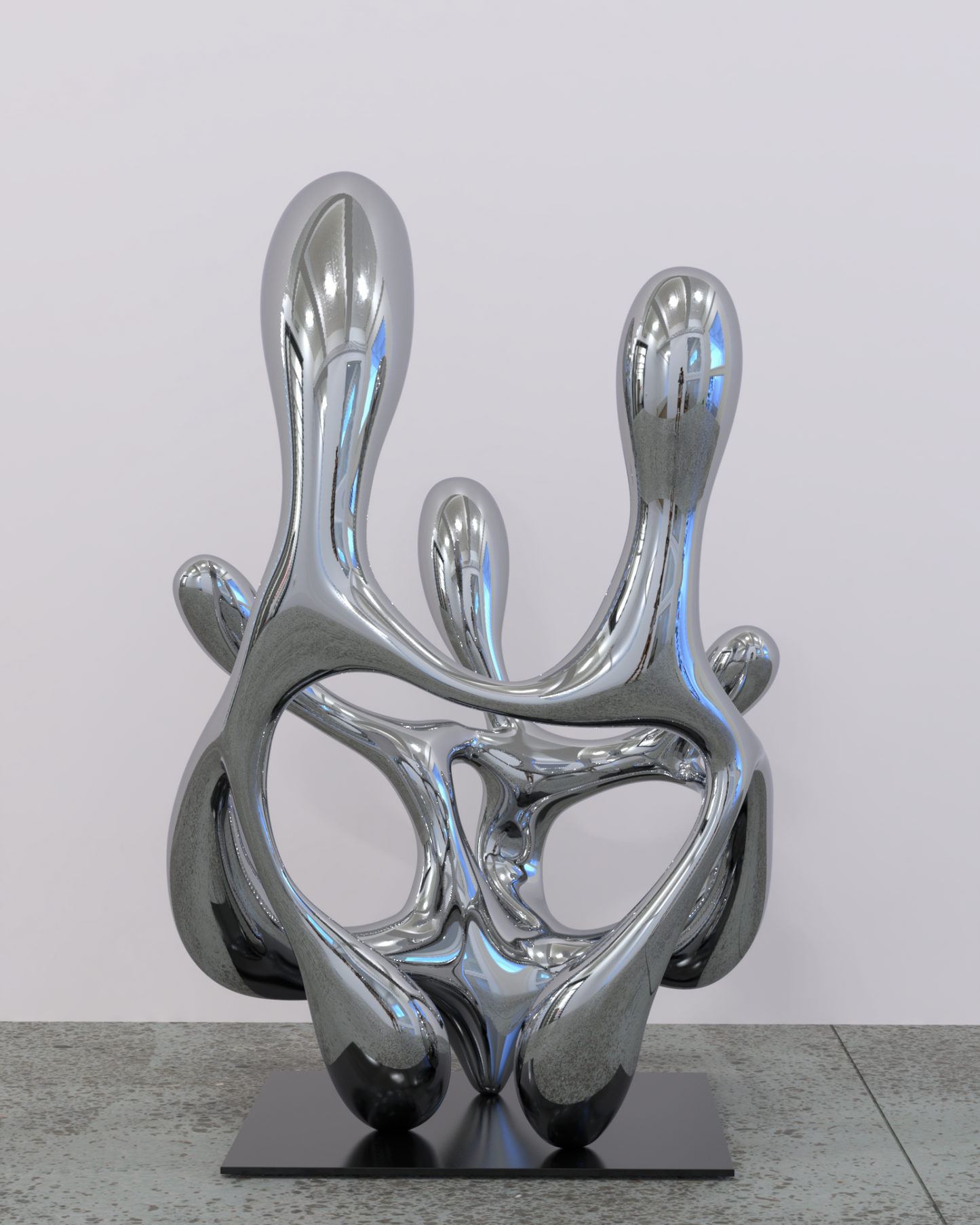 Harmony in Flux#2(Large edition) (2022) Stainless Steel Sculpture