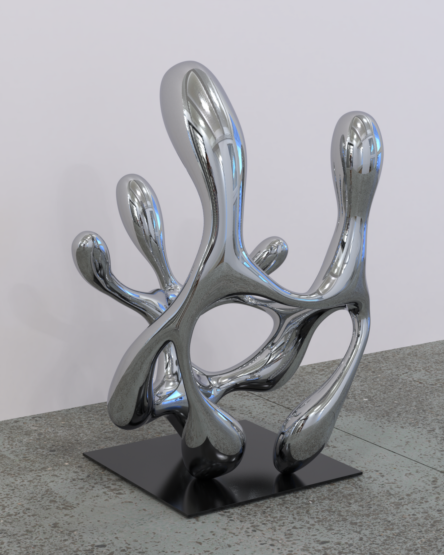 Harmony in Flux#2(Large edition) (2022) Stainless Steel Sculpture