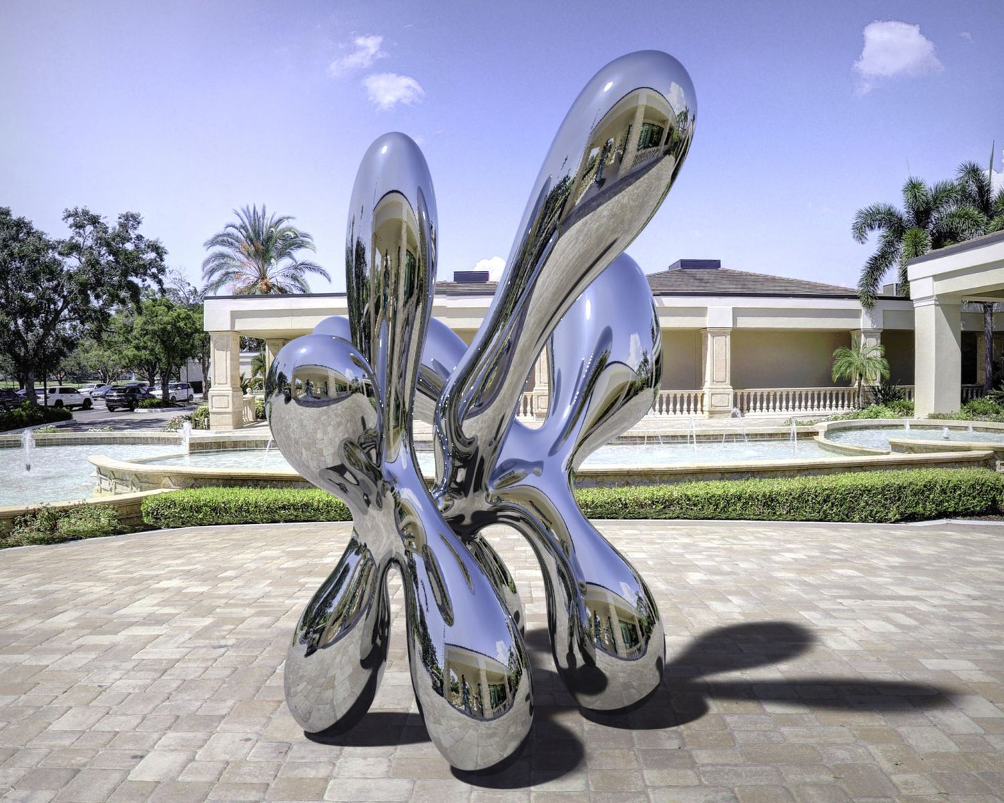 Harmony in Flux#3（Large edition） (2022) Stainless Steel Sculpture