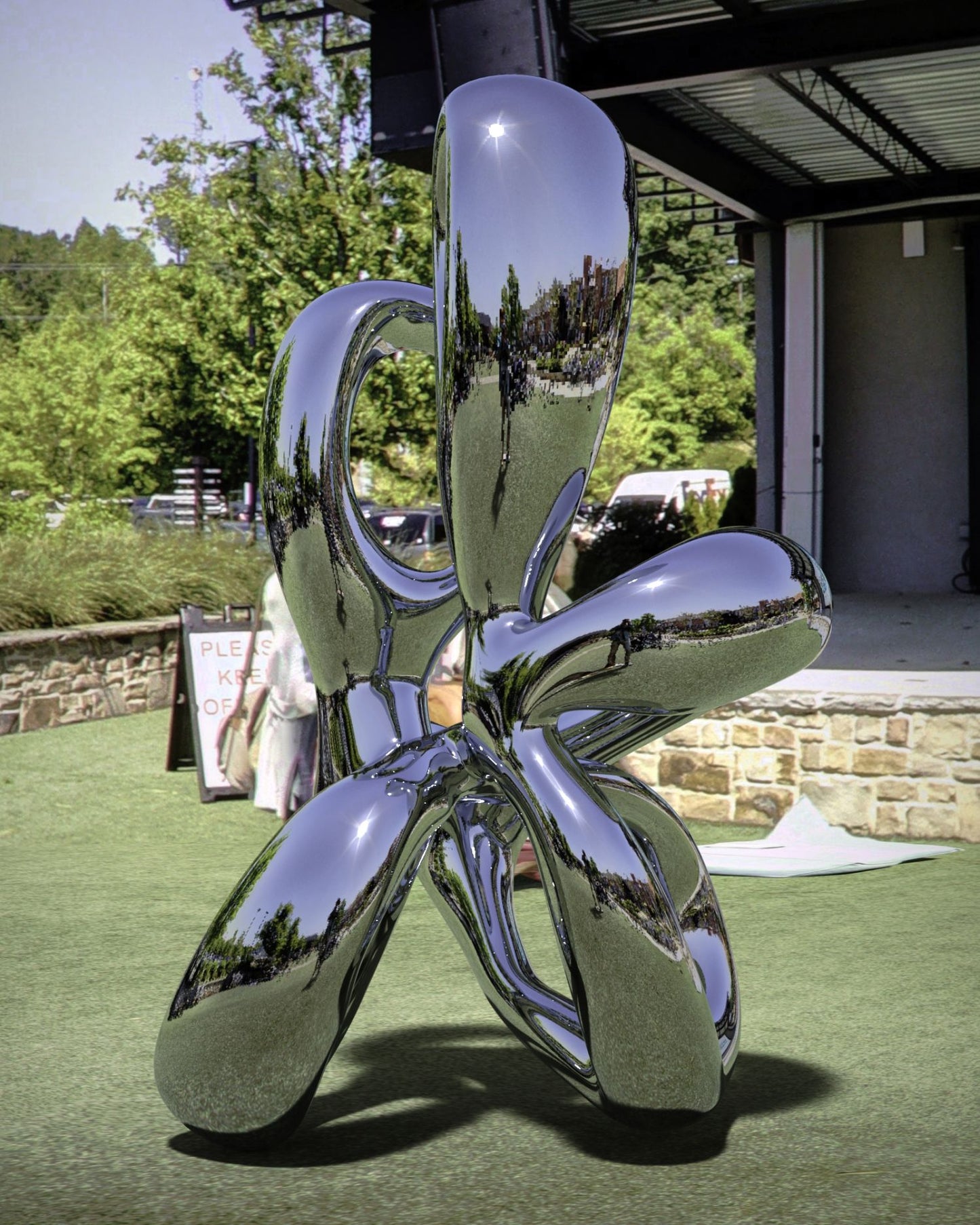 Harmony in Flux#4(Large edition) (2022) Stainless Steel Sculpture
