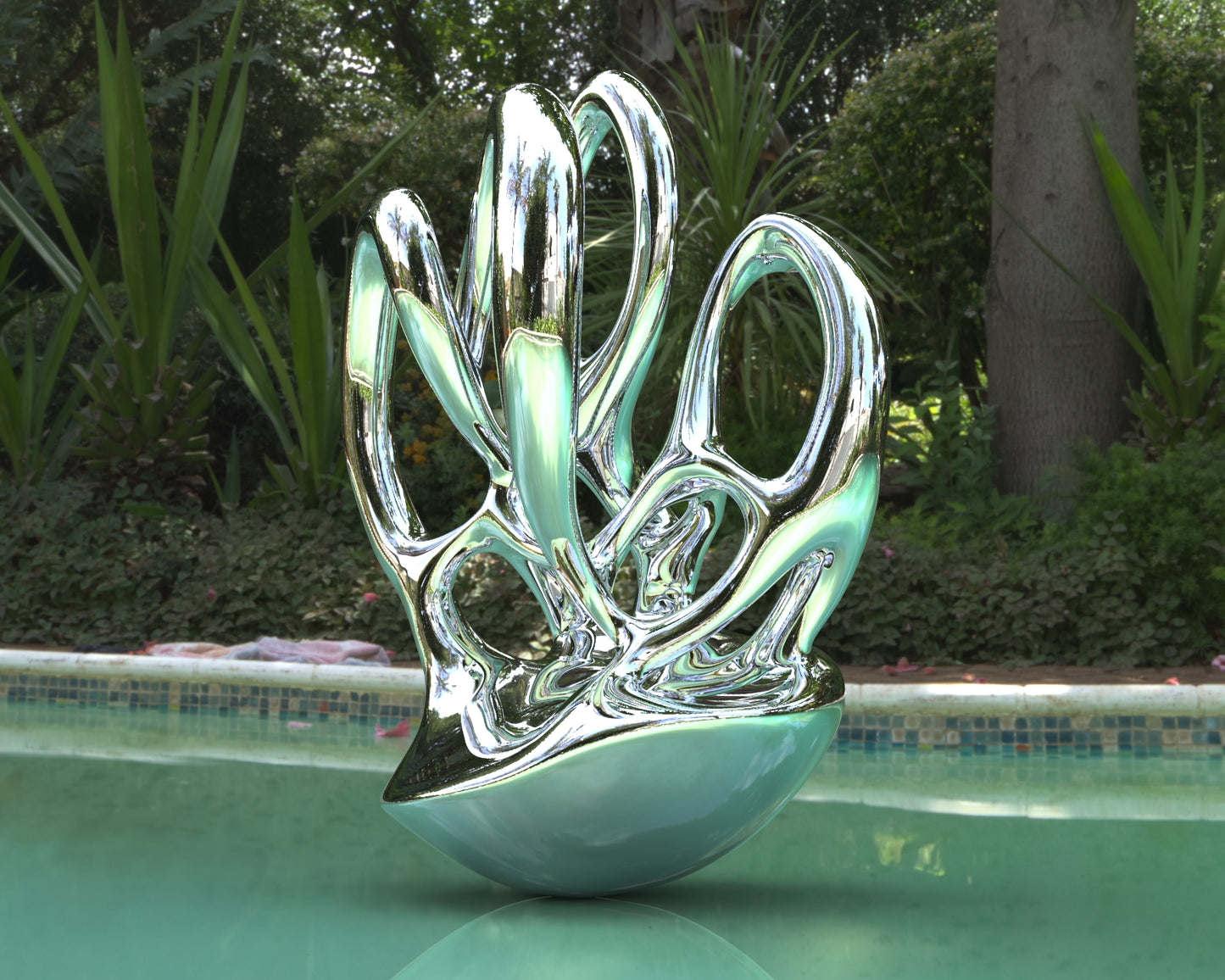Vital Grace#1（Large edition） (2021) Stainless Steel Sculpture