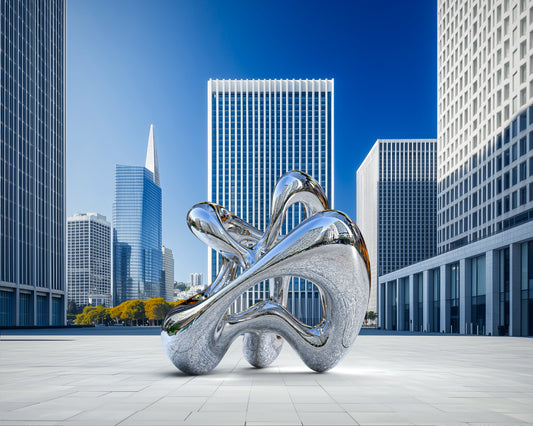 Lifeforms#2（Large edition） (2021) Stainless Steel Sculpture